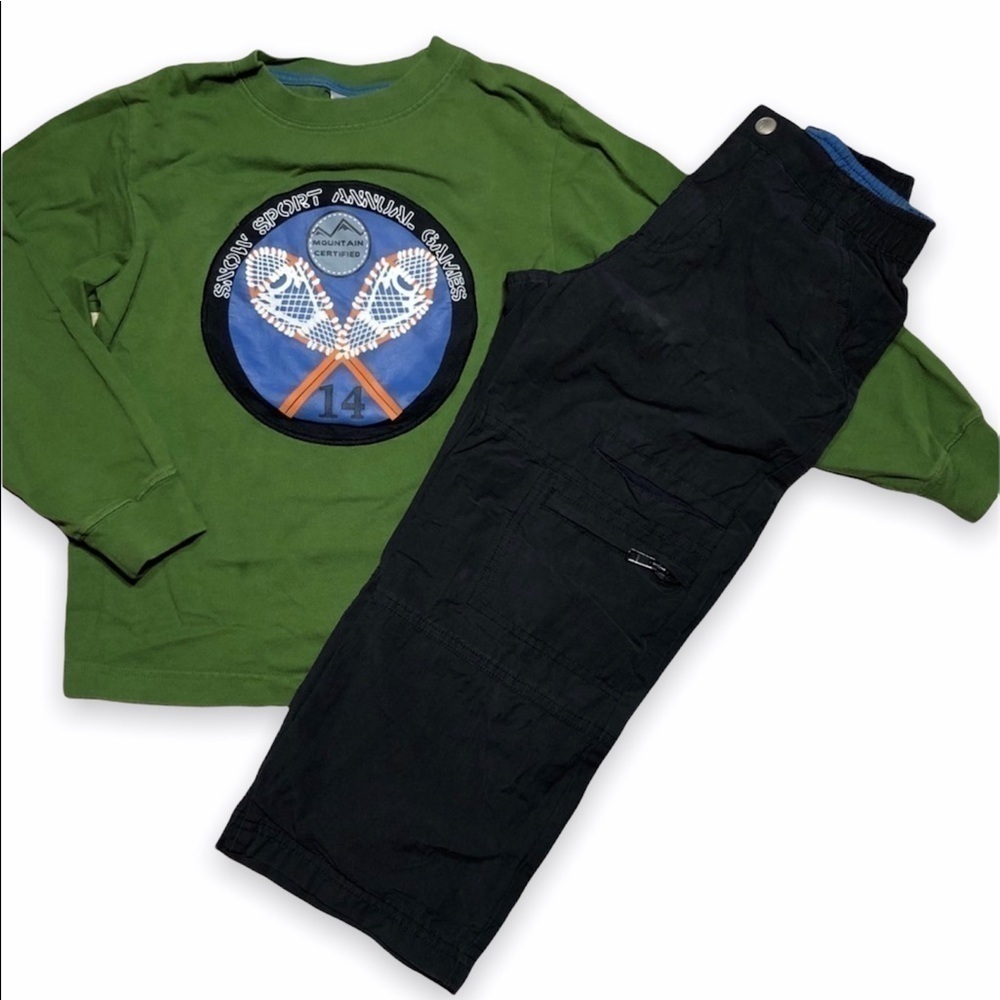 GYMBOREE Snow Days Sport Top &‎ Pants Boys sz 5